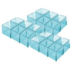 다윗트 다용도 칸막이 속옷 정리함 A타입, 블루, 18개