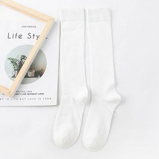 高爾夫及膝襪, 白色, 1個