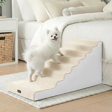 Leto 狗狗防滑滑梯式階梯 LDS-S01, 象牙白, 1個