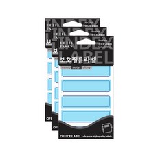 Petit 保護膜標籤貼紙 20-F208 13p, 藍色(20-F208B), 3個