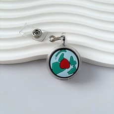 Graedada 扣環卡通人物伸縮扣證件帶 Type1, 混合顏色, 5個