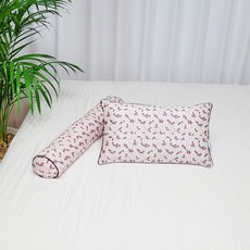 아띠블랑 아동용 베개 속통 + 베개커버 2p + 바디필로우 세트, 큐티플라워