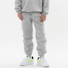 兒童款鬆緊帶刷毛束口褲