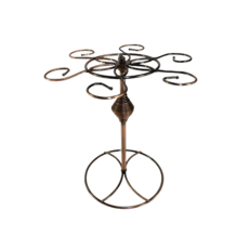 歐式倒置復古酒杯架 24 x 24 x 29cm, 銅色, 1個