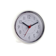 彩虹吸附型防水防潮浴室鐘, Clova White