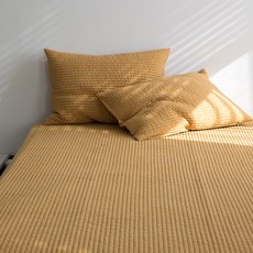 엘레나하임 위크엔드 100수 줄누빔 패드 겸 스프레드, 옐로우 오커