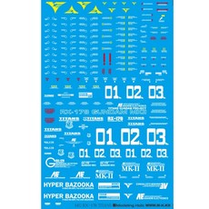 馬克2泰坦塑膠模型貼紙 MG-54, 混色