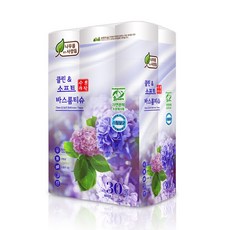 Namureul Simneun Saramdeul 紙巾清潔柔軟手工浴室紙巾 33m, 30卷, 1包