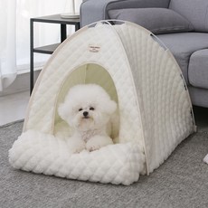 CHOCOPET house 狗狗電熱墊 暖炕屋 一般款, 1個, 象牙白