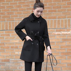루나걸 달망 더블 모직 코트