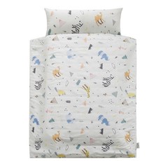 HANSGALLERY 四季可用分離型莫代爾&人造絲雙面薄墊+莫代爾棉質午睡被組, 森林款