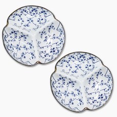 BESTDECO Weed Snowflake 3 空間共享盤小, 混色, 2個