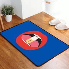 普普風圖案地墊, 嘴唇