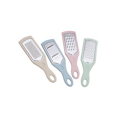 라포유 주방 홈베이킹 캠핑 다목적 조리도구 스테인리스 채 썰기 4종세트, 혼합색상, 1세트