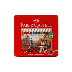 FABER-CASTELL 輝柏 Yogomoji 色鉛筆, 24色, 1個