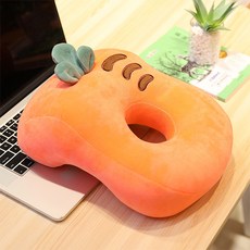 조이멀티 깜찍 캐릭터 멀티 낮잠쿠션, 당근