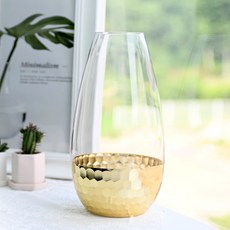 Garden in the City 黃金切割玻璃花瓶, 單色