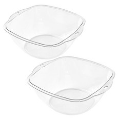 MONACO OLIVE 透明方形臉盆 中+大組合, 1套, 透明