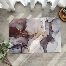 yoliyolo 可水洗防滑珪藻土腳踏墊, 大理石紋5