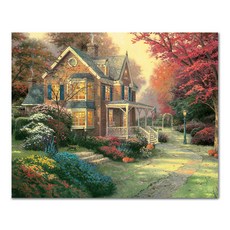 ADICO DIY 繪畫 秋天的秘密之家 PH69 50 x 40 cm, 混色