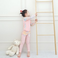 女童款拉鍊式防曬衣上下套裝