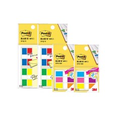 3M Post-it 分揀膠片標誌 683-4KP CV 2p + 683-6AN 2p 套組, 1套