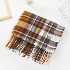 피어니스트 체크 매치 머플러