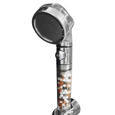 LIVINGiF 過濾型省水開關蓮蓬頭, 1支, 銀色