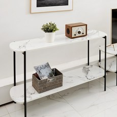 SANGDO FURNITURE 克倫西亞 窄版 邊桌, 白色