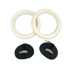 FROGFITNESS 體操吊環, 木+黑