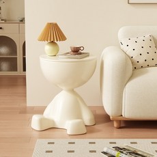 퓨트라 거실 침실 사이드테이블, 순수 화이트