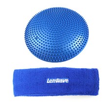 Lenwave 平衡半圓球 藍色+頭帶 藍色