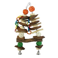 펫츠핸들러 천연 나무 클라이밍 앵무새 장난감 03210, 혼합색상, 1개