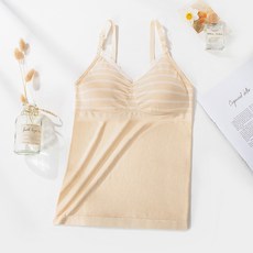 條紋哺乳吊帶背心