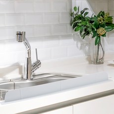 Incoc 75公分寬版矽膠擋水板, 1個, 灰色