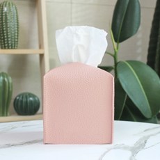 카리스 사각사각 고급 가죽 휴지 티슈 케이스, A05