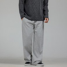 파이브엑스라지 남성용 베이직 스판 일자핏 트레이닝 밴딩팬츠