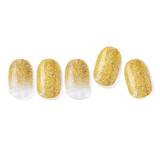 [비건뷰티] 엣지유 샵젤 붙이는 젤네일, 골드러쉬, 1개