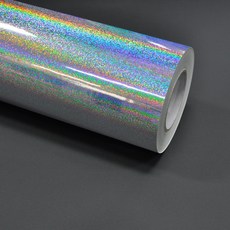 DEKOREA 自黏式全息閃光貼紙, 銀色銀河(IT-P521)