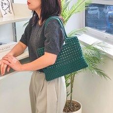 Yana Emily Nenebag DIY 包, 1套, 森林綠（線），隨機發貨（輔料）