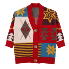 Orenjidamom 女童甜美針織外套