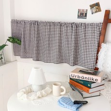 CASA VERDE 格紋穿孔式遮簾, 棕色格子