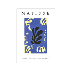 진심디자인 감성 아트웍 디자인캔버스 액자 B 아티스트 캔버스 라인 B-36 블루립스, 화이트