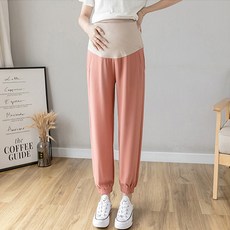 孕婦人字拖束口運動褲