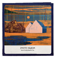 스타 다운 라이트 사진 앨범 32.5 x 33.5 cm, 30매, type 02 + 화이트(내지)