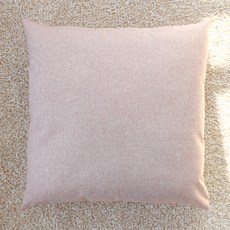 方形坐墊, 淡粉色