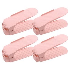 Monde Spot 可調節高度鞋櫃整理架 YT_RB1451_MA, 4個, 粉紅色