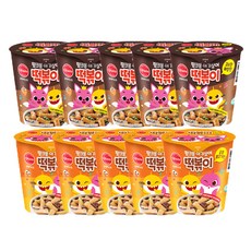 鯊魚寶寶聯名即食辣炒年糕 炸醬口味+宮廷烤肉口味, 1.03kg, 1組