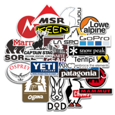 Artbenny露營DIY貼紙 20入, 隨機發貨, 1套