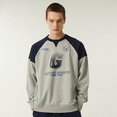 WONDERPLACE Gola 拼色大學T WGLA6RHMMZ03